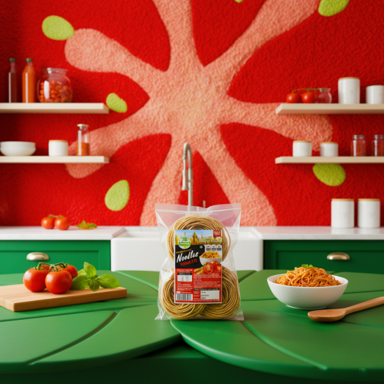 Whole Wheat Tomato Noodles - 1 Kg