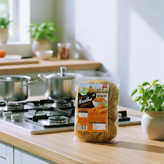 Whole Wheat Carrot Noodles - 1 Kg