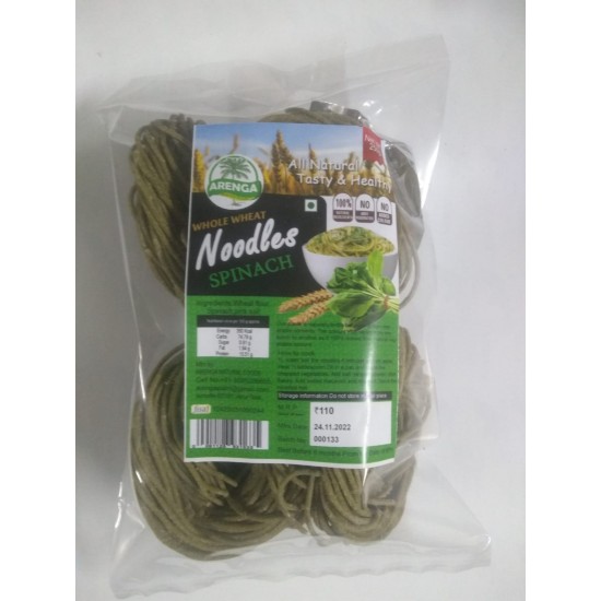 Whole Wheat Spinach Noodles